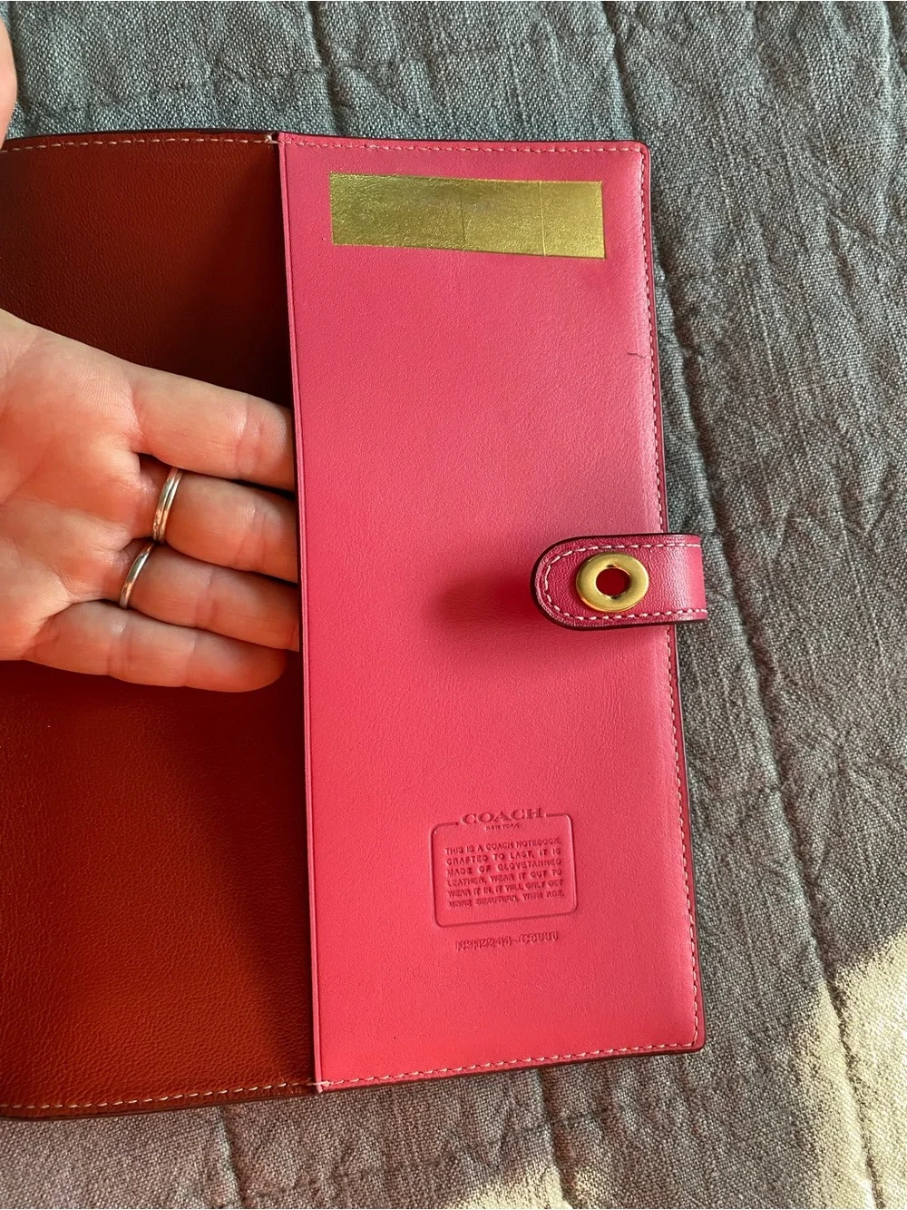 Coach Journal Cover - Picture 2 of 11